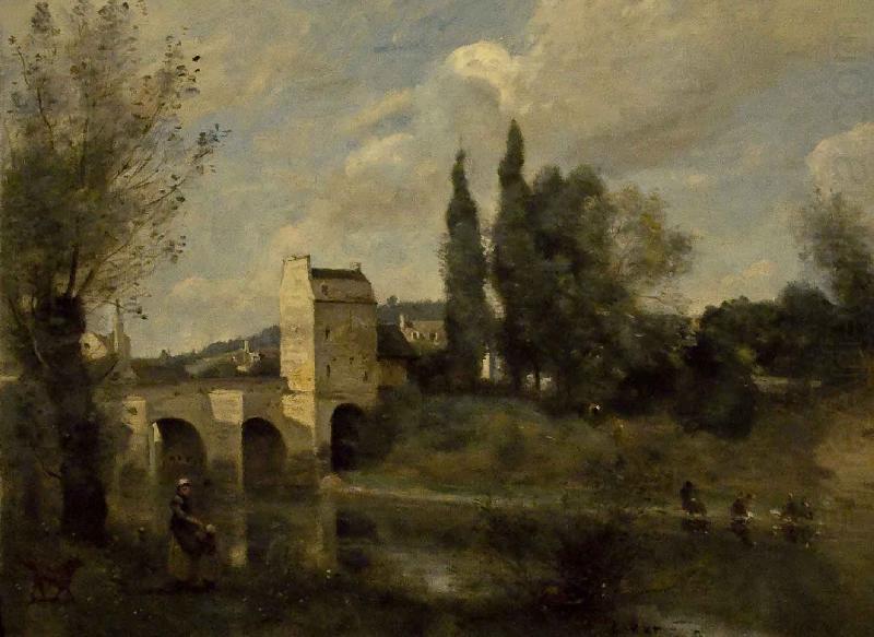 Jean-Baptiste Camille Corot The bridge at Mantes china oil painting image